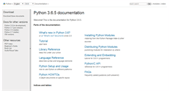 Desktop Screenshot of docs.python.org