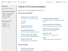Tablet Screenshot of docs.python.org