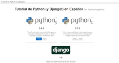 Desktop Screenshot of docs.python.org.ar