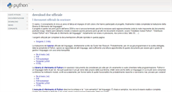 Desktop Screenshot of docs.python.it