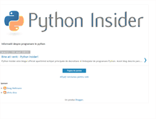 Tablet Screenshot of blog-ro.python.org