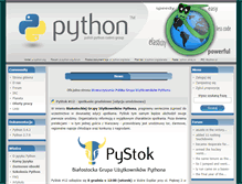 Tablet Screenshot of pl.python.org