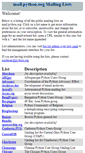 Mobile Screenshot of mail.python.org